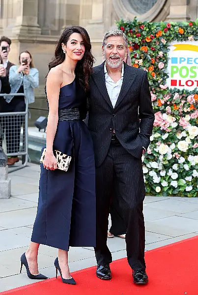 George and Amal Clooney the People's Postcode Lottery charity gala in 2019