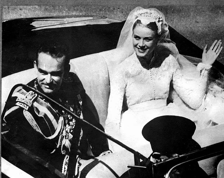 Prince Rainier of Monaco and Grace Kelly