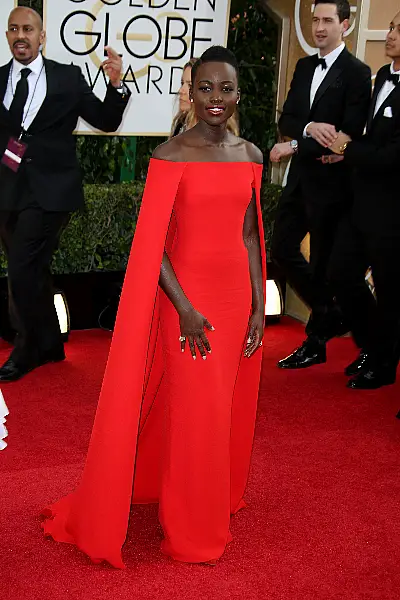 Lupita Nyong'o at the 2014 Golden Globes