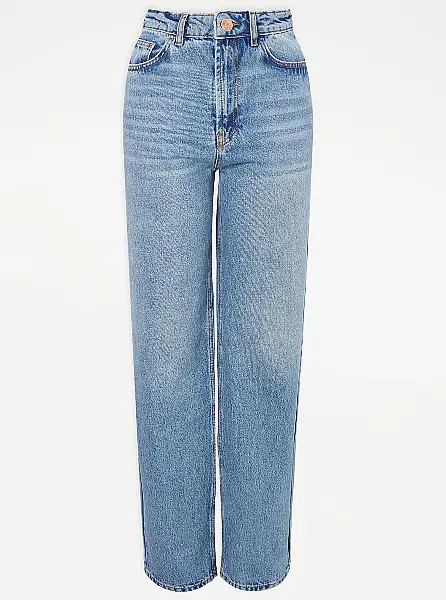 George at Asda G21 Blue Wide Leg Denim Jeans