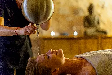 An Ayurvedic treatment (Coquillade/PA)