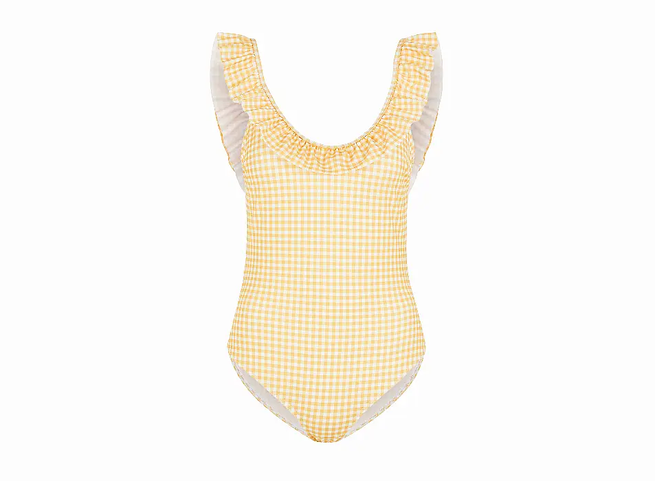 Debenhams Garden Picnic Check Print Swimsuit