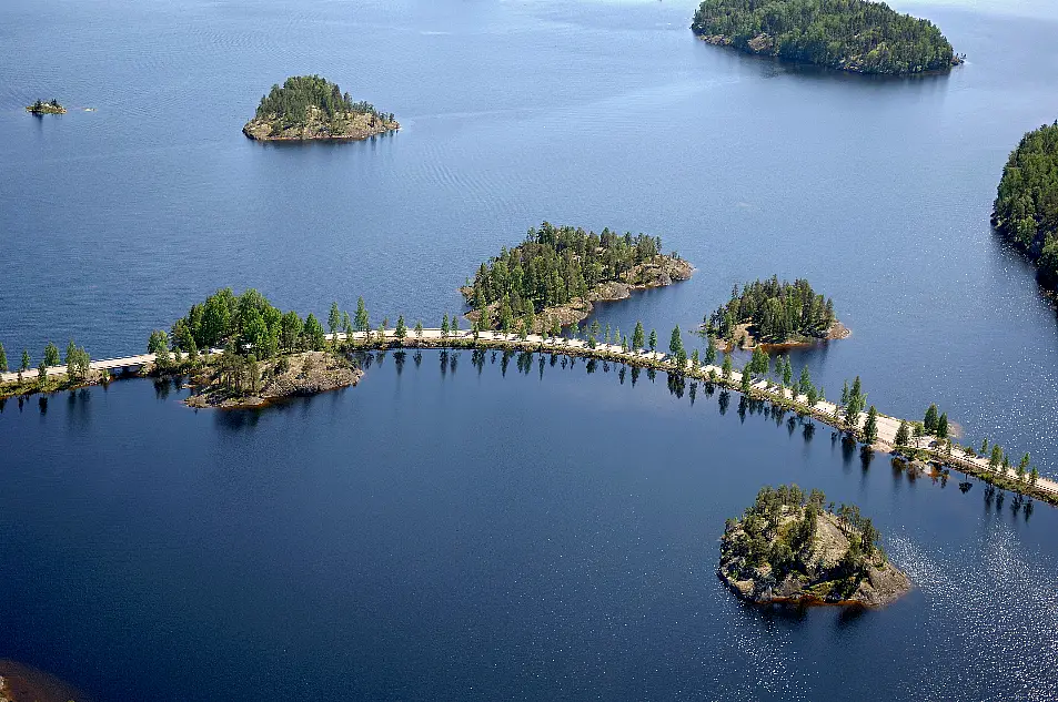 The causeway of Lake Saimaa archipelago (Alamy/PA)