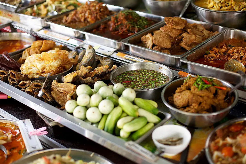 Thai food at a Bangkok market