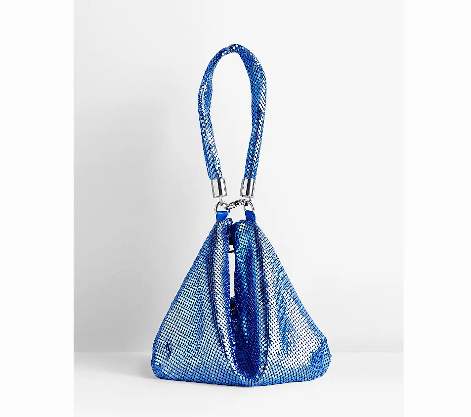 Alba Bag Metallic Blue, Hush