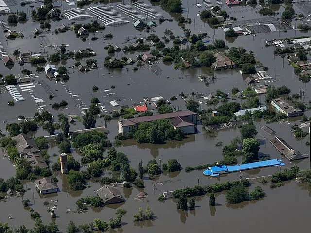 Flooded streets