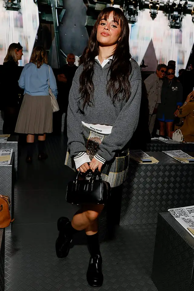 Camila Cabello attends the Miu Miu Spring/Summer 2025 collection