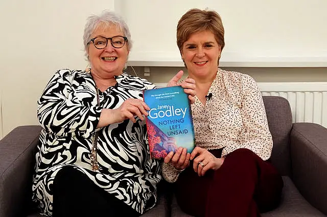 Janey Godley and Nicola Sturgeon