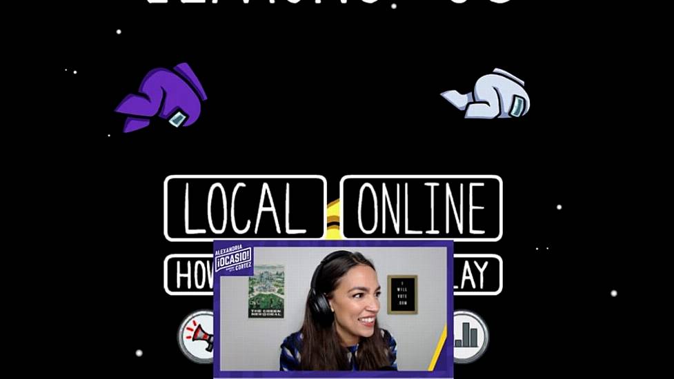 Ocasio-Cortez Streams To 400,000 On Twitch In Among Us Voter Drive