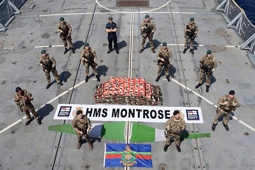 Uk Warship Seizes Huge Drugs Haul In Arabian Sea