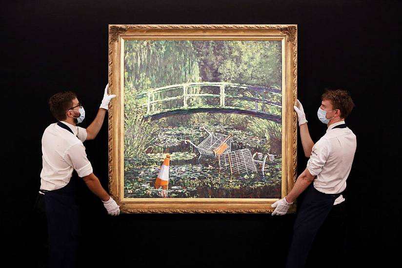 Banksy’s Reimagining Of Monet Smashes Expectations At Auction