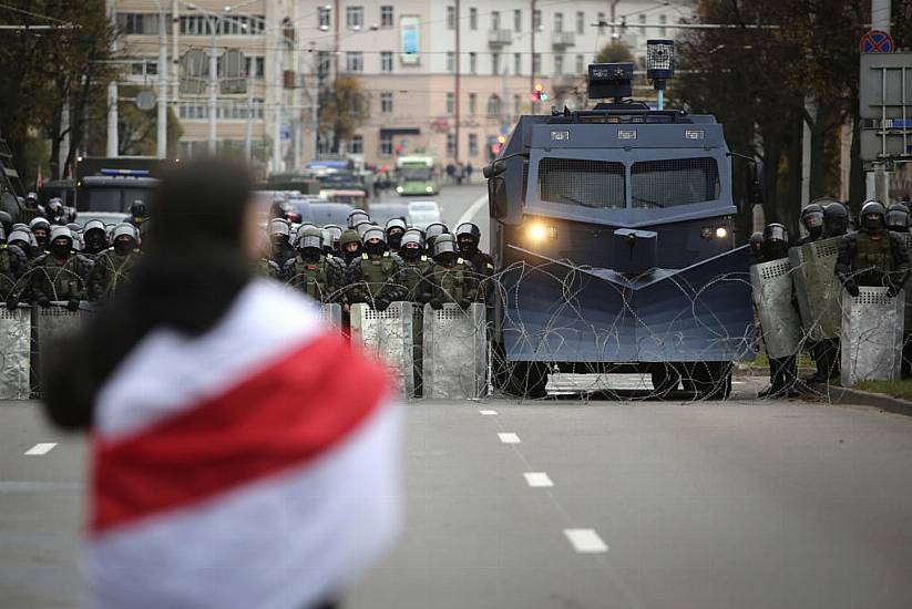 Protesters Demand Resignation Of Belarus Leader Amid Threat Of Strikes