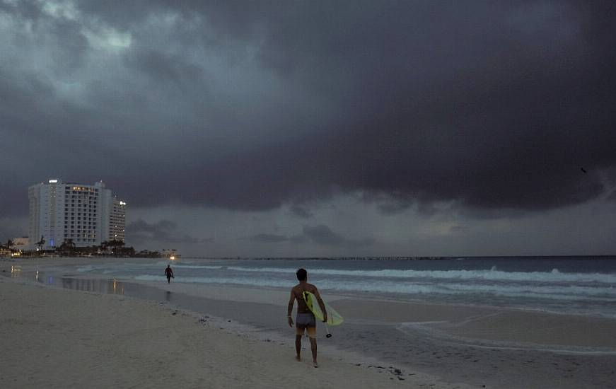 Hurricane Zeta Makes Landfall On Yucatan Peninsula