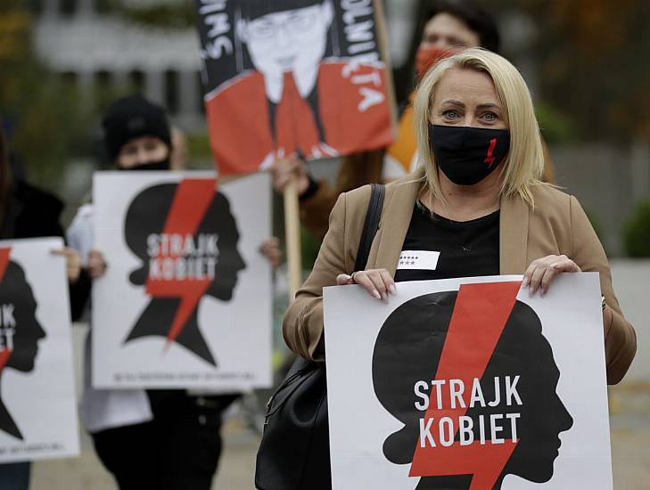 Nationwide Strike And Protests Take Place In Poland After Abortion Ruling