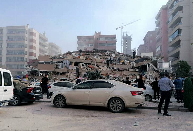 Strong Aegean Sea Earthquake Topples Buildings In Turkey