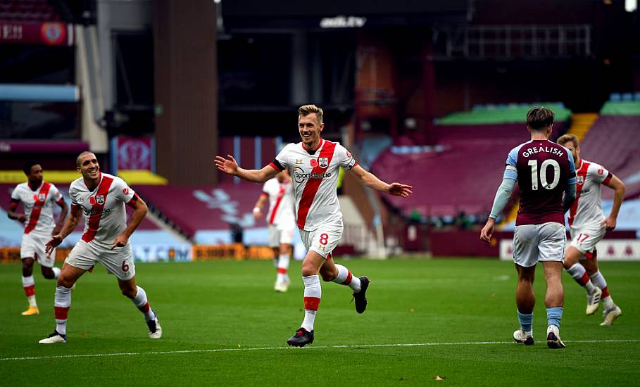 James Ward-Prowse Fires Freekick Double As Southampton Sink Faltering Villa