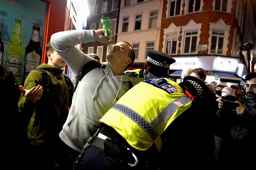 Police Attacked In England As Revellers Party Before Lockdown