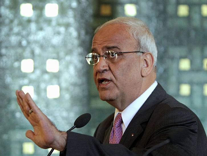 Long-Standing Palestinian Spokesman Saeb Erekat Dies Aged 65