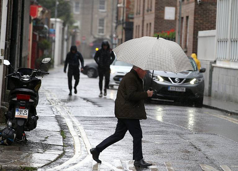 Met Éireann Issues Warning For Heavy Rainfall In Five Counties