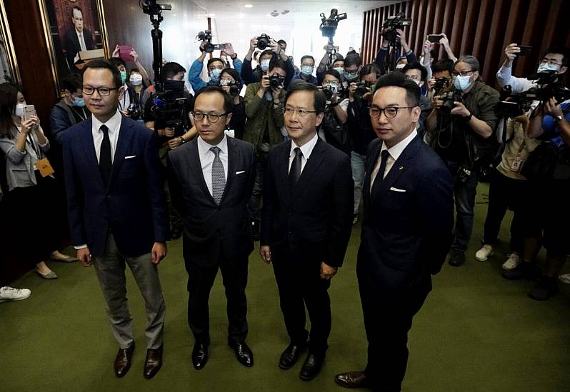 Hong Kong Disqualifies Four Pro-Democracy Legislators