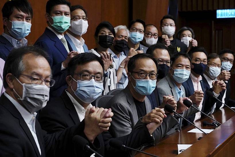 Hong Kong’s Pro-Democracy Legislators To Resign En Masse