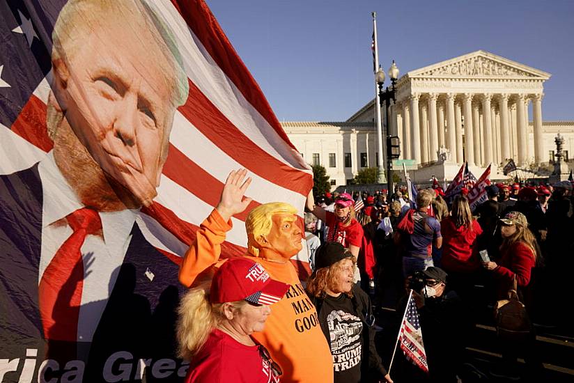 Stabbing And Arrests As Trump Supporters Clash With Rivals During Protests