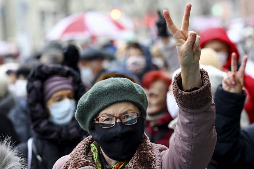 Retirees Protest Against Belarus Leader On 100Th Day Since Vote