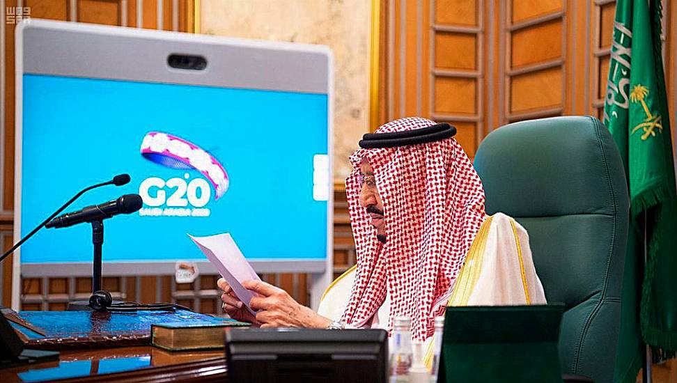 G20 Summit Opens With Saudi King Urging United Response To Coronavirus