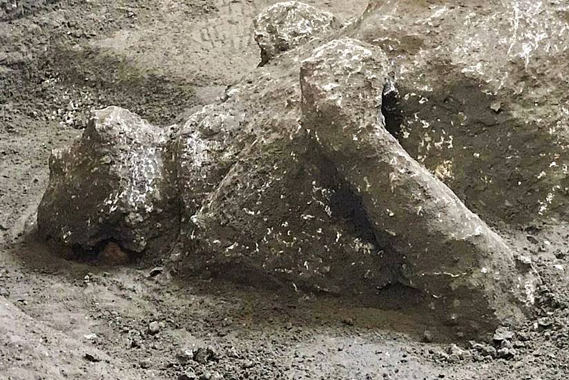 Remains Of ‘Man And His Slave’ Fleeing Vesuvius Eruption Unearthed At Pompeii