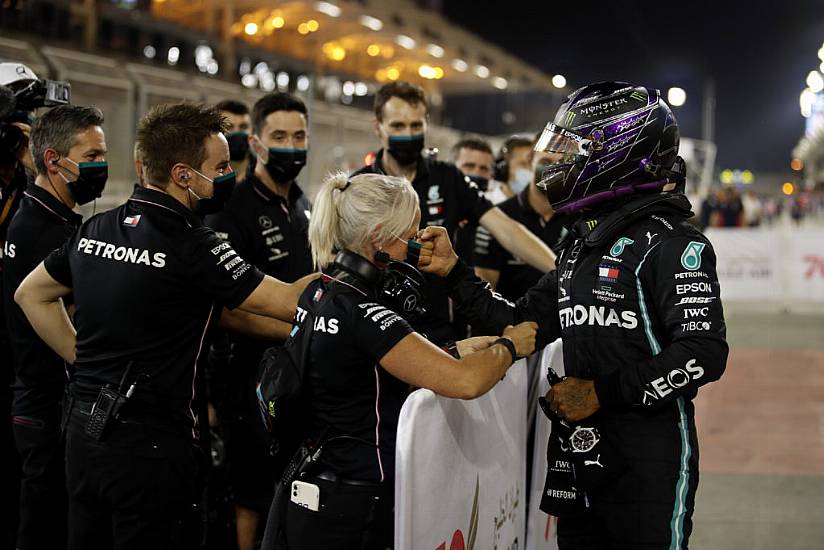 Lewis Hamilton Seals Another Dominant Pole Position In Bahrain