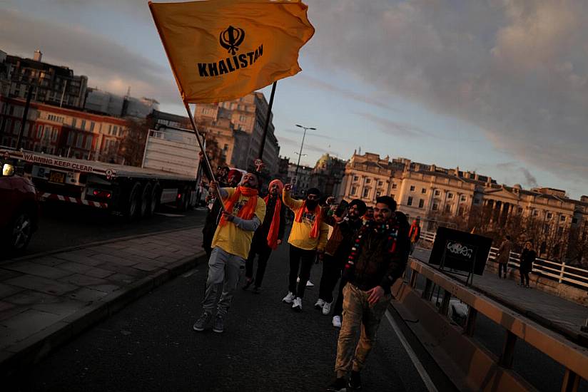 Protesters Arrested In London As Fireworks Set Off Towards Crowd