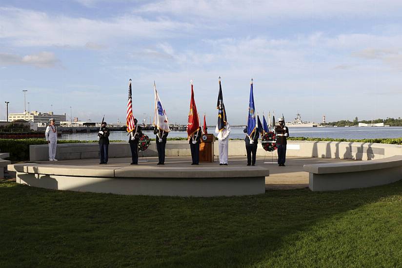 Pearl Harbour Dead Honoured In Ceremony Reduced By Pandemic