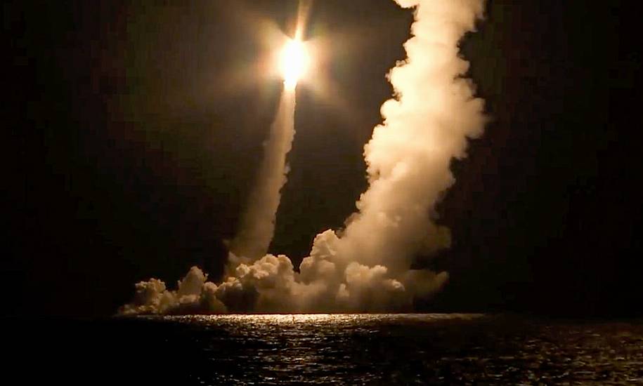 Russian Nuclear Submarine Test-Fires Missiles