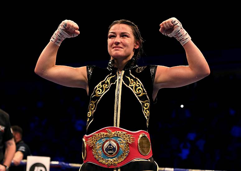 Katie Taylor Wins The Irish Times/Sport Ireland Sportswoman Of The Year 2020