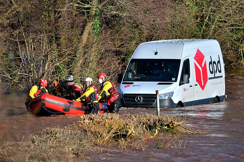 Photos: Torrential Rain Triggers Evacuations And Vehicle Rescues In Uk