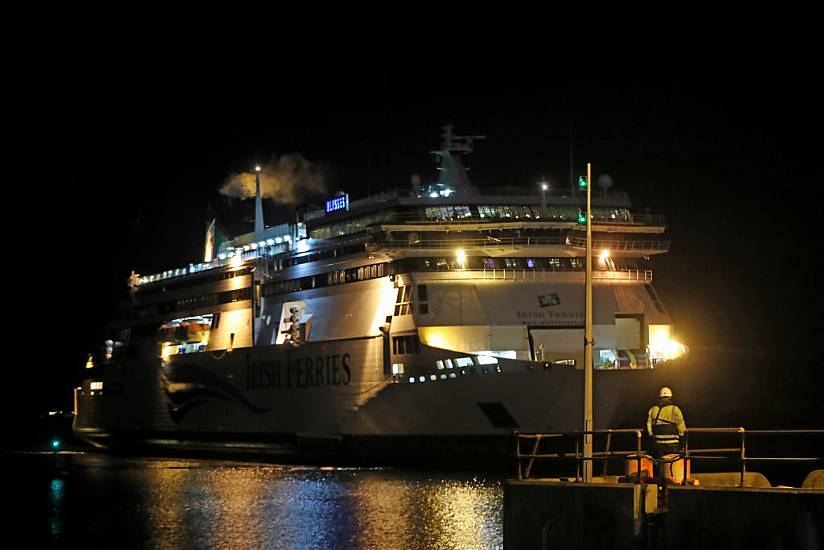 First Ferry Arrives At Dublin Port Under New Trade Rules