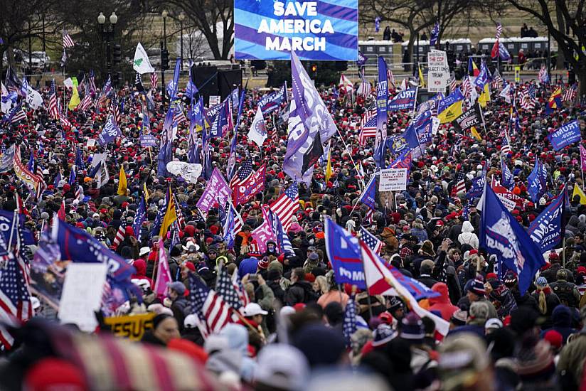 Thousands Of Trump Supporters Hold Rally Near White House