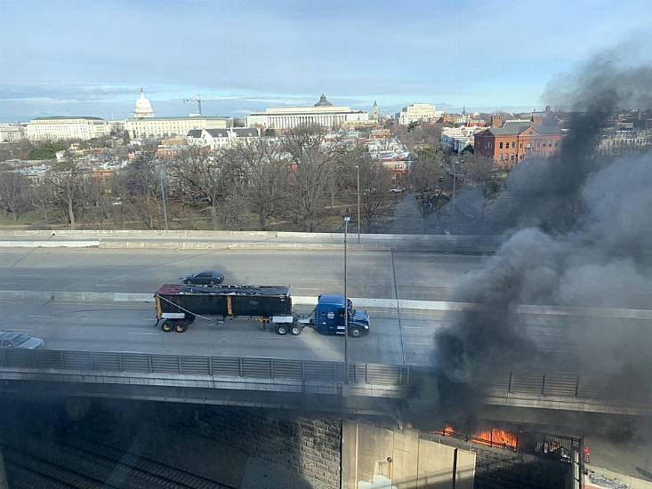 Capitol Locked Down During Inauguration Rehearsal After Homeless Camp Fire