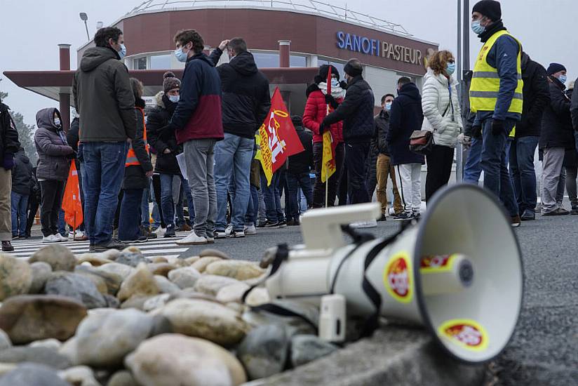 Unions Strike Over Job Cuts At French Coronavirus Vaccine Maker Sanofi