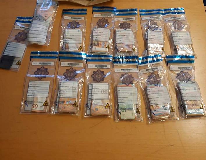 Man Arrested On Suspicion Of Money Laundering As Gardaí Seize €48K In Cash