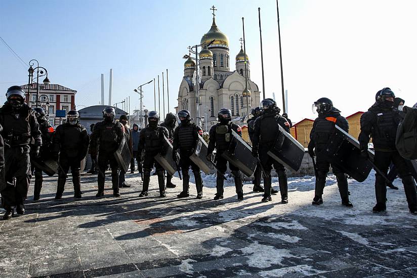 Hundreds Arrested Amid Protests In Russia Demanding Alexei Navalny’s Release