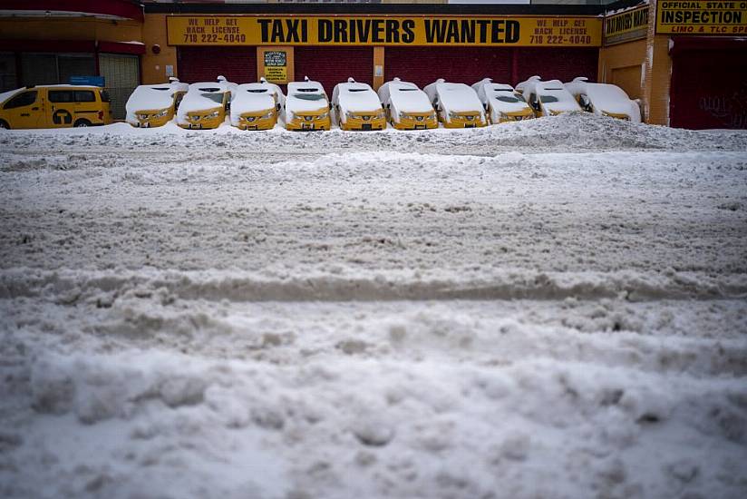 Major Snowstorm Hits East Coast Of Us