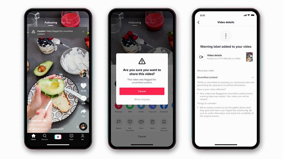 Tiktok To Flag Videos Containing ‘Unverified Content’