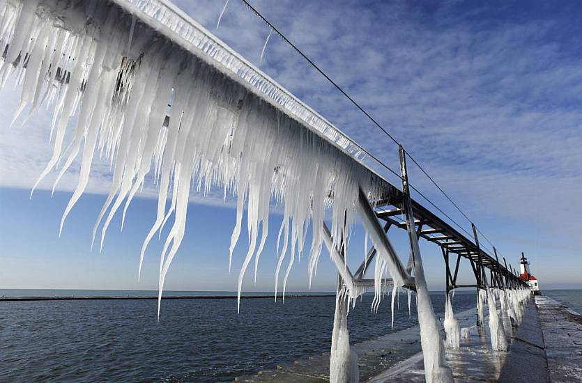 Dozens Rescued After Ice Floes Break Away On Lake Michigan