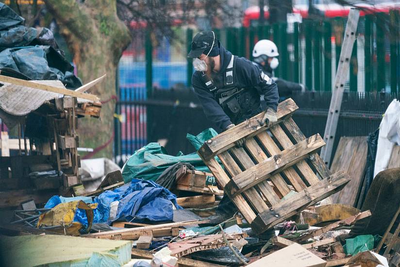 Second London Protester Taken Into Custody After Voluntarily Leaving Tunnels