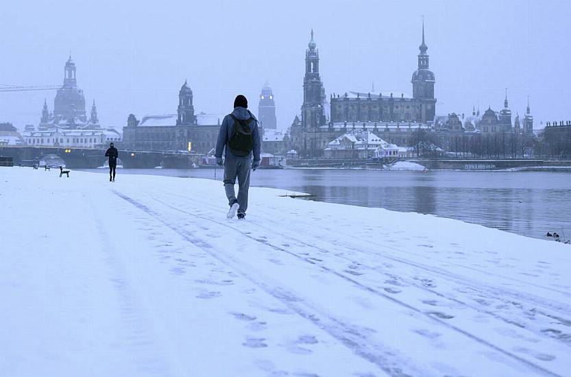 Travel Chaos After Heavy Snow In Germany