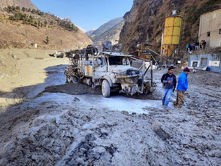 Rescuers In India Search For 37 Trapped In Glacier Flood