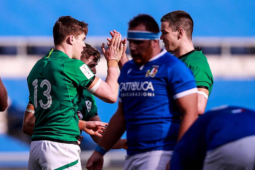 Ireland Bounce Back With Six Tries In Six Nations Victory Over Italy In Rome