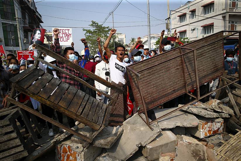 Police In Myanmar Intensify Use Of Force At Anti-Coup Protests