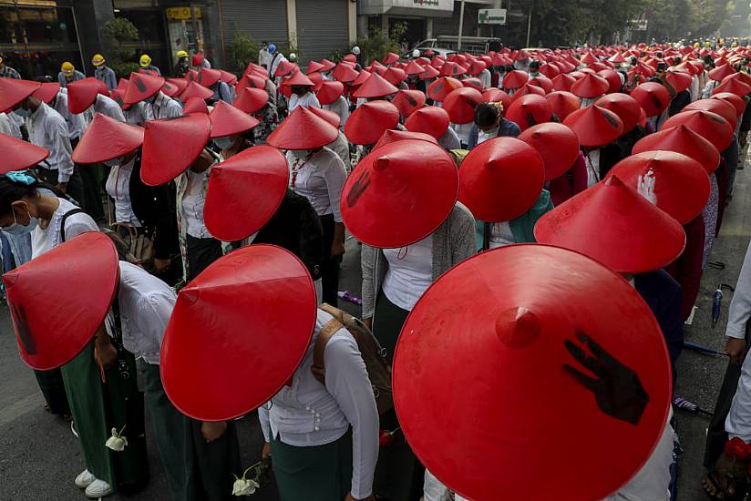 Myanmar Security Forces In Violent Crackdown On Pro-Democracy Protesters